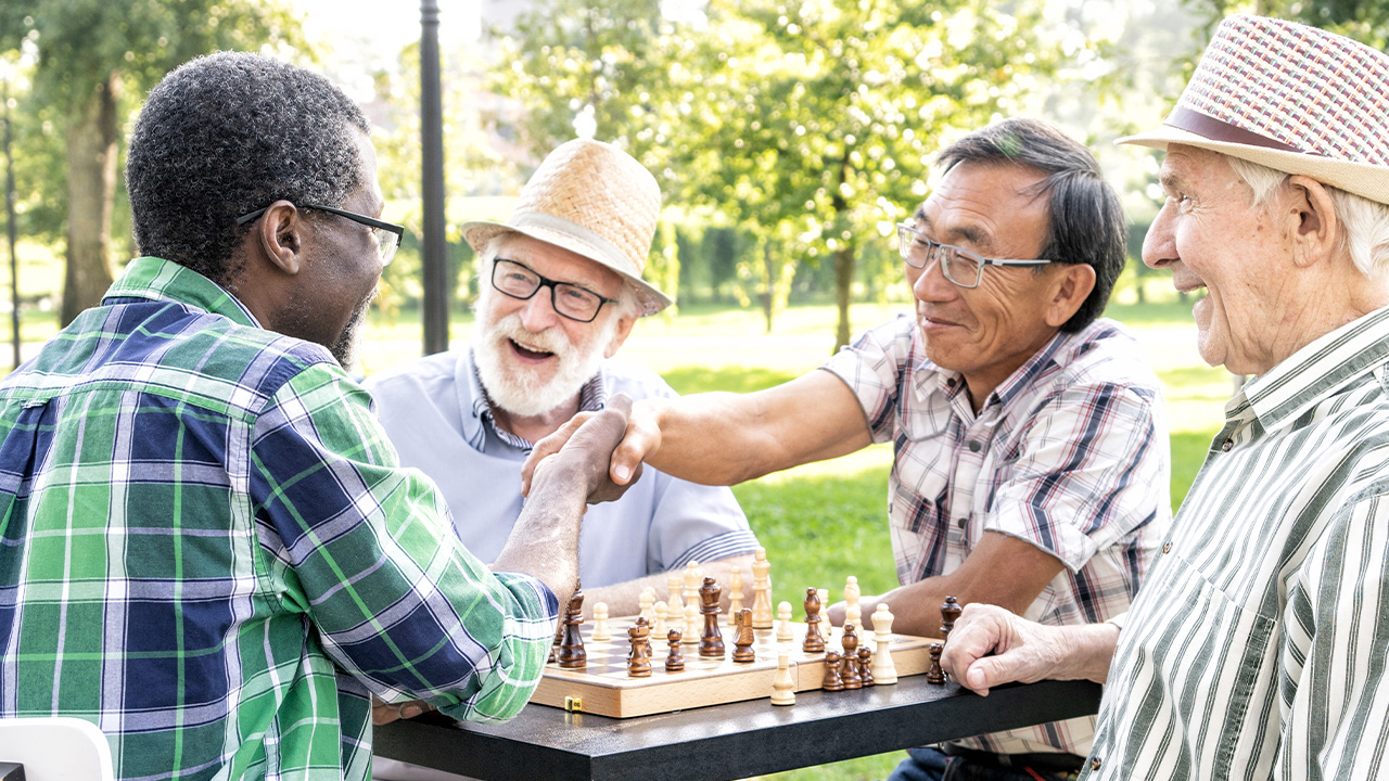 women high-fiving each other