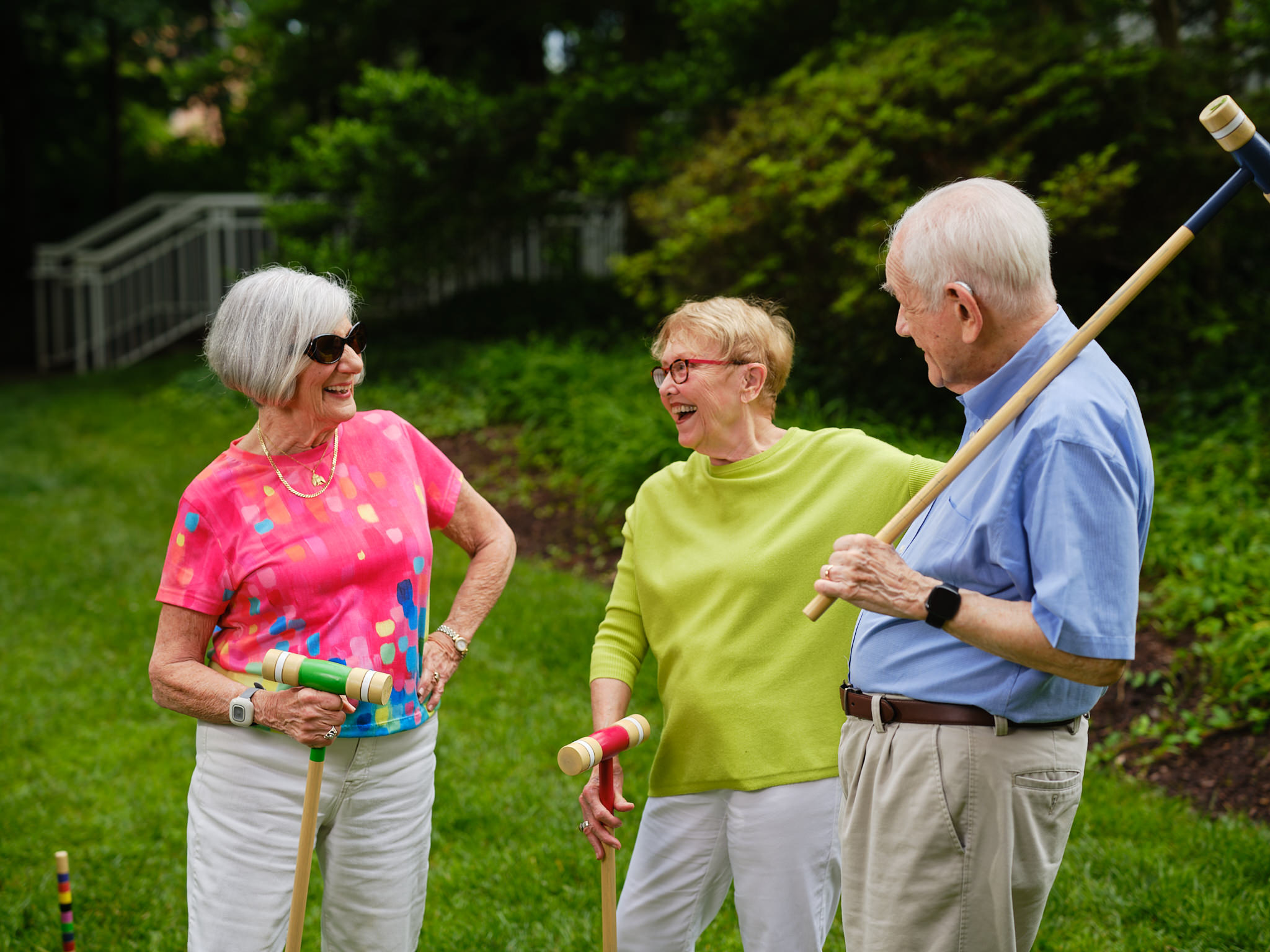 Residents in a vehicle